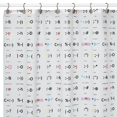 emoticons-shower-curtain