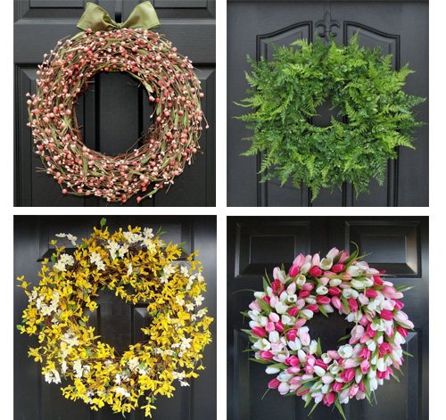 spring wreath medley