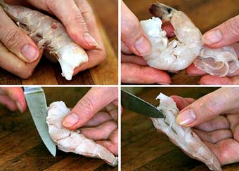 Image result for deveining raw shrimp