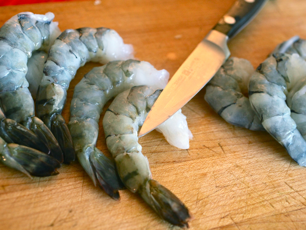 Image result for deveining raw shrimp